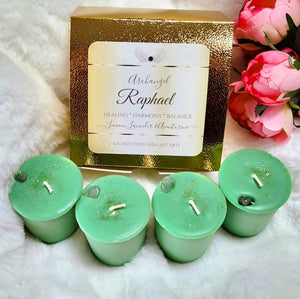 Archangel Votive Intention Ritual Altar Candles Box of 4 - Your Choice ~ Reiki-Blessed