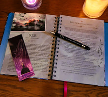 Load image into Gallery viewer, Lunar &amp; Seasonal 2025 Diary by Stacey DeMarco ~ Astrology Moon Phases Wheel of the Year + Bonus Moon Inspiration Pen and Moon Theme Bookmark