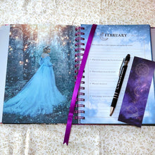 Load image into Gallery viewer, Lunar &amp; Seasonal 2026 Diary by Stacey DeMarco ~ Astrology Moon Phases Wheel of the Year + Bonus Moon Inspiration Pen and Moon Theme Bookmark