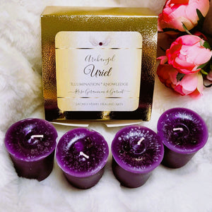Archangel Votive Intention Ritual Altar Candles Box of 4 - Your Choice ~ Reiki-Blessed