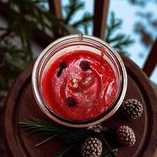 Load image into Gallery viewer, YULETIDE or WINTER SOLSTICE Jar Vigil Candle w/Herbs/Gemstones~ Choice