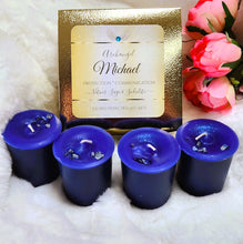 Load image into Gallery viewer, Archangel Votive Intention Ritual Altar Candles Box of 4 - Your Choice ~ Reiki-Blessed