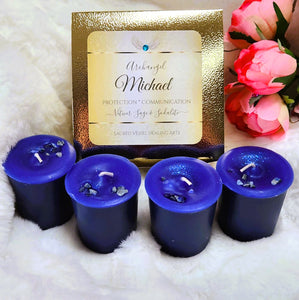 Archangel Votive Intention Ritual Altar Candles Box of 4 - Your Choice ~ Reiki-Blessed