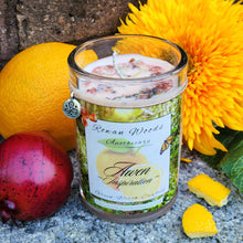 Load image into Gallery viewer, AWEN Soy Candle 12oz – Druid Ritual Tool for Inspiration &amp; Creativity | Witch Altar Decor for Bards, Ovates, Druids, Meditation, Ceremony