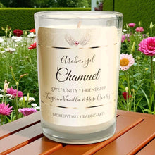 Load image into Gallery viewer, Archangel Intention Jar Candle Pure Eco Soy w/Gems ~ Your Choice