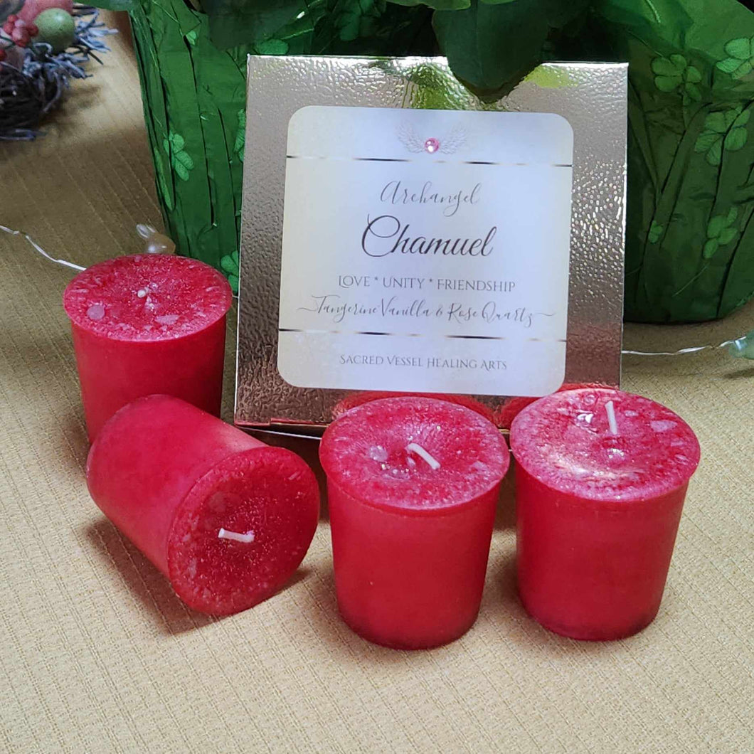 Archangel Votive Intention Ritual Altar Candles Box of 4 - Your Choice ~ Reiki-Blessed