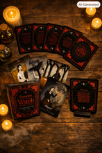 Load image into Gallery viewer, Deluxe Seasons of the Witch Samhain Oracle Ltd Edition 60 Cards Velvet box, Additional cards, Witchcraft, Ritual Spells, Halloween