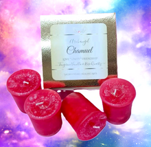 Load image into Gallery viewer, Archangel Votive Intention Ritual Altar Candles Box of 4 - Your Choice ~ Reiki-Blessed