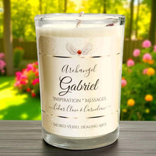 Load image into Gallery viewer, Archangel Intention Jar Candle Pure Eco Soy w/Gems ~ Your Choice