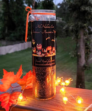 Load image into Gallery viewer, SALE ~ All Hallows Halloween 7 Day Jar Vigil Candle Samhain Ancestor Night ~ Choice