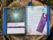 Load image into Gallery viewer, Lunar &amp; Seasonal 2027 Diary by Stacey DeMarco ~ Astrology Moon Phases Wheel of the Year + Bonus Moon Inspiration Pen and Moon Theme Bookmark