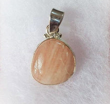 Load image into Gallery viewer, Morganite Freeform Oval Pendant Trauma Healing Self Love ~ Natural Pink/Peach