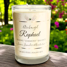 Load image into Gallery viewer, Archangel Intention Jar Candle Pure Eco Soy w/Gems ~ Your Choice