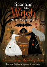 Load image into Gallery viewer, Seasons of the Witch Autumn Tarot Deck with Guidebook (Mabon Halloween Samhain) + Bonus Halloween Votive, Witchcraft, Lorraine Anderson