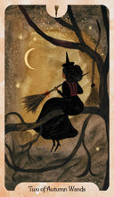 Load image into Gallery viewer, Seasons of the Witch Autumn Tarot Deck with Guidebook (Mabon Halloween Samhain) + Bonus Halloween Votive, Witchcraft, Lorraine Anderson