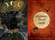 Load image into Gallery viewer, Seasons of the Witch Autumn Tarot Deck with Guidebook (Mabon Halloween Samhain) + Bonus Halloween Votive, Witchcraft, Lorraine Anderson