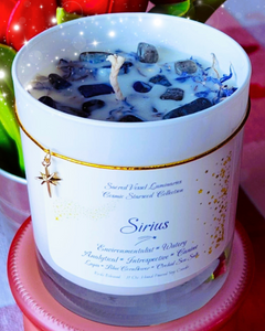 Cosmic Starseed Soy Candles ~ Andromeda Pleiades Lyra Orion Sirius Arcturus ~ 6 Beautiful Options ~ Gems & Flowers