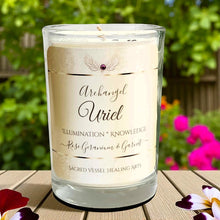Load image into Gallery viewer, Archangel Intention Jar Candle Pure Eco Soy w/Gems ~ Your Choice