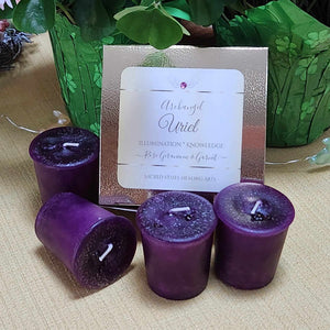 Archangel Votive Intention Ritual Altar Candles Box of 4 - Your Choice ~ Reiki-Blessed