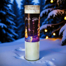 Load image into Gallery viewer, YULETIDE or WINTER SOLSTICE Jar Vigil Candle w/Herbs/Gemstones~ Choice