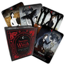 Load image into Gallery viewer, Deluxe Seasons of the Witch Samhain Oracle Ltd Edition 60 Cards Velvet box, Additional cards, Witchcraft, Ritual Spells, Halloween