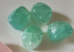 Green Calcite ~ Beautiful Tumbled from Pakistan