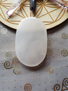 Pink Calcite Freeform Meditation Palm Stones ~ Peace & Serenity