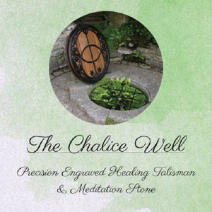 Chalice Well Talisman Meditation Stone w/Romance Card Your Choice of Stone