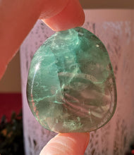 Load image into Gallery viewer, Green Fluorite Palm Stone ~ Focus Balance Harmony