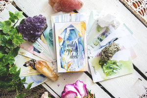 WILD CRYSTALS Healing Magick 33 Card Oracle Deck SALE!!